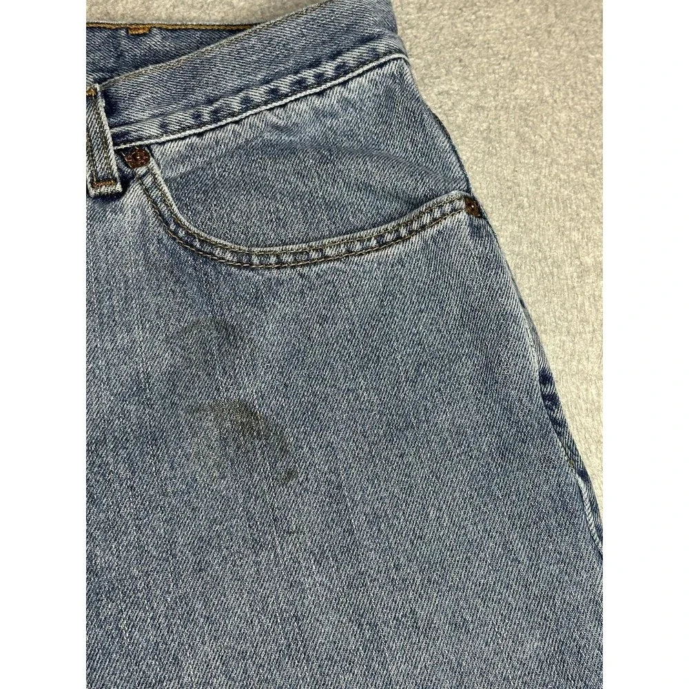 Vintage Levi's 550 Jeans Men 36x28 Relaxed Fit Light Wash Blue Denim Made in USA